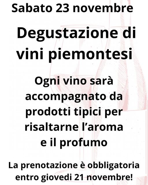 Locandina degustazione vini