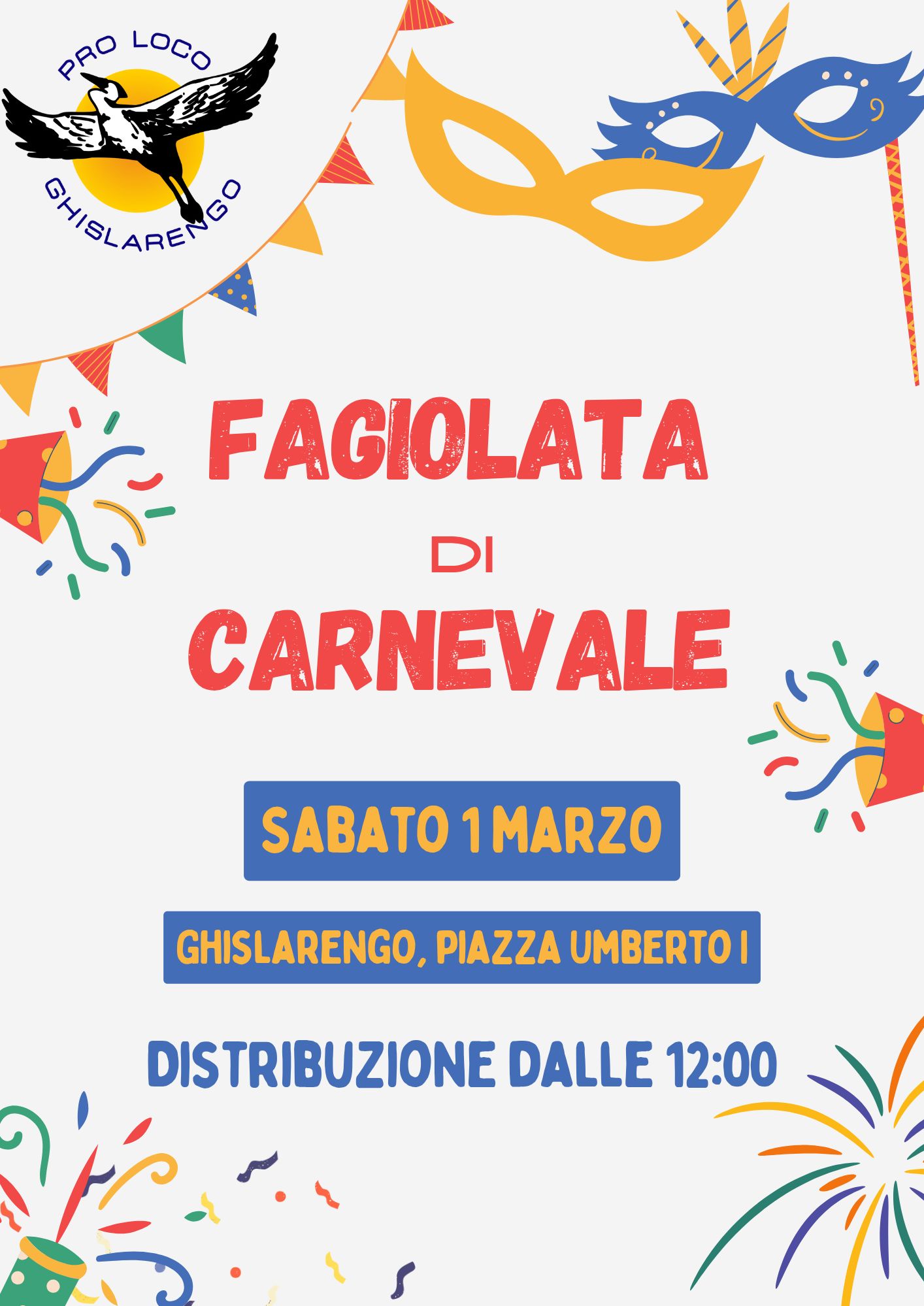 Locandina Fagiolata di Carnevale