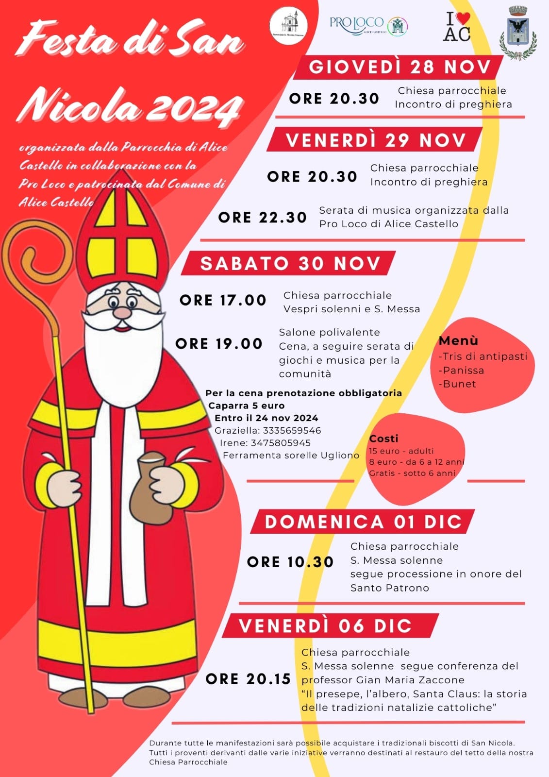 Locandina festa di San Nicola