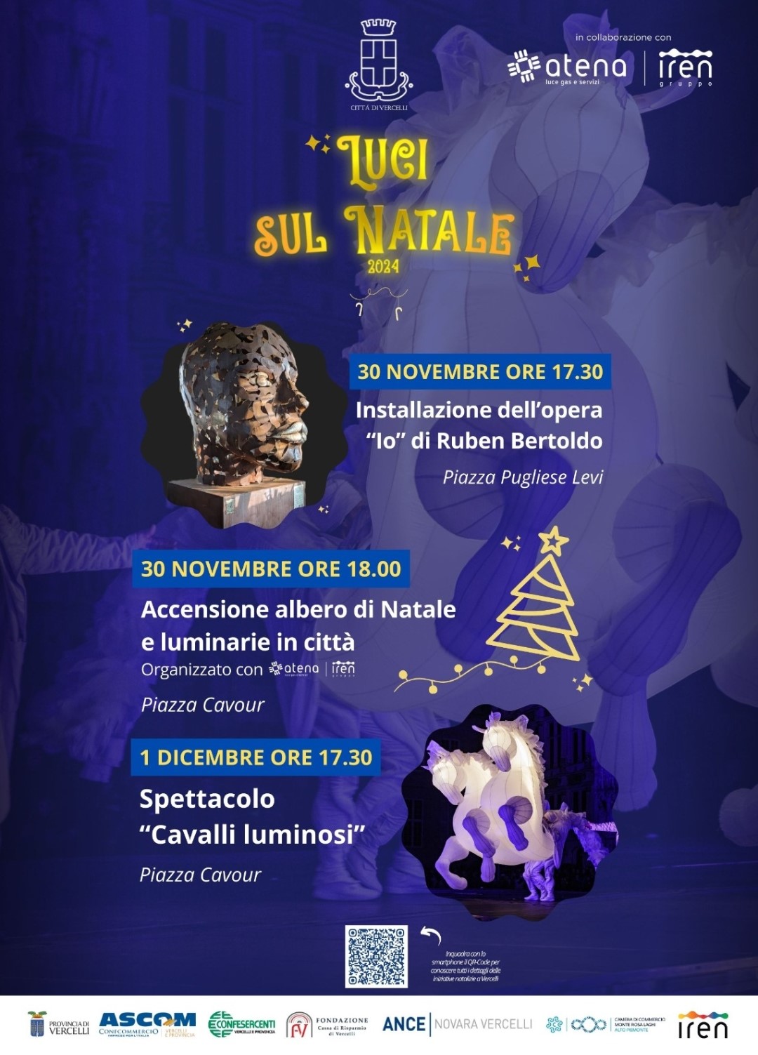 Locandina luci sul Natale