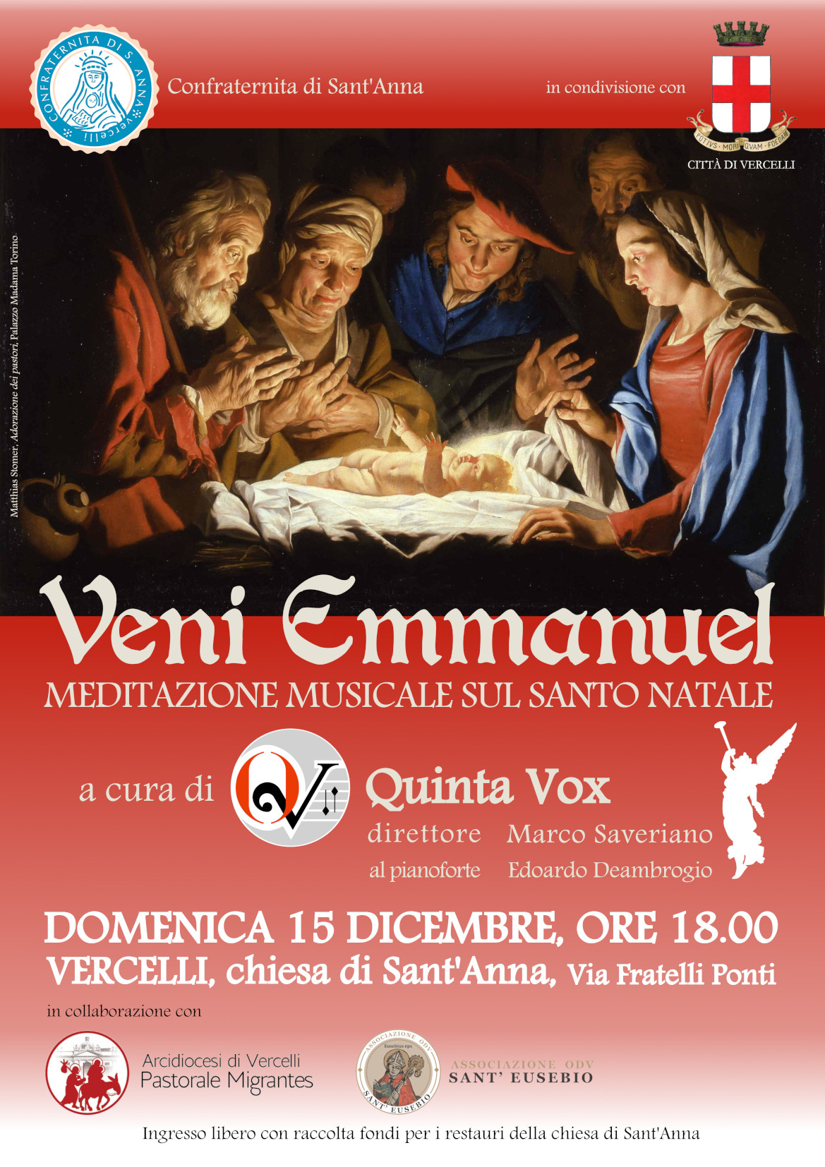 Locandina veni Emmanuel