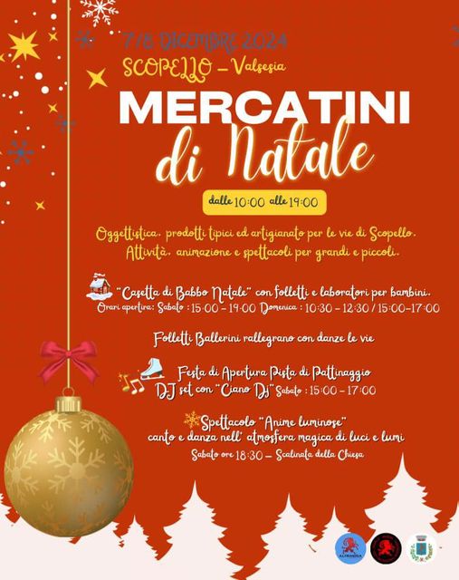 Locandina mercatini di Natale