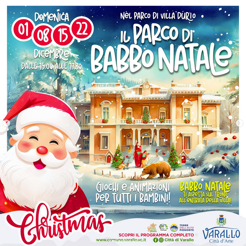 Locandina il parco di Babbo Natale