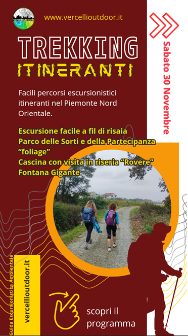 Locandina trekking itineranti