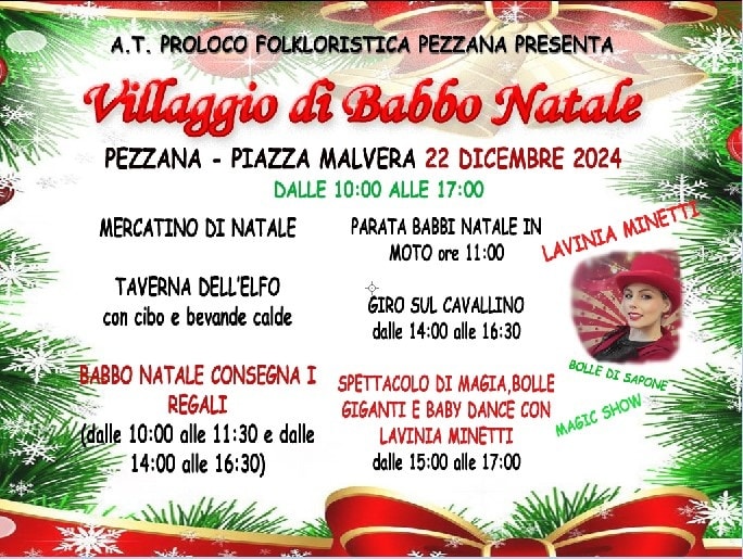 Programma villaggio di babbo natale