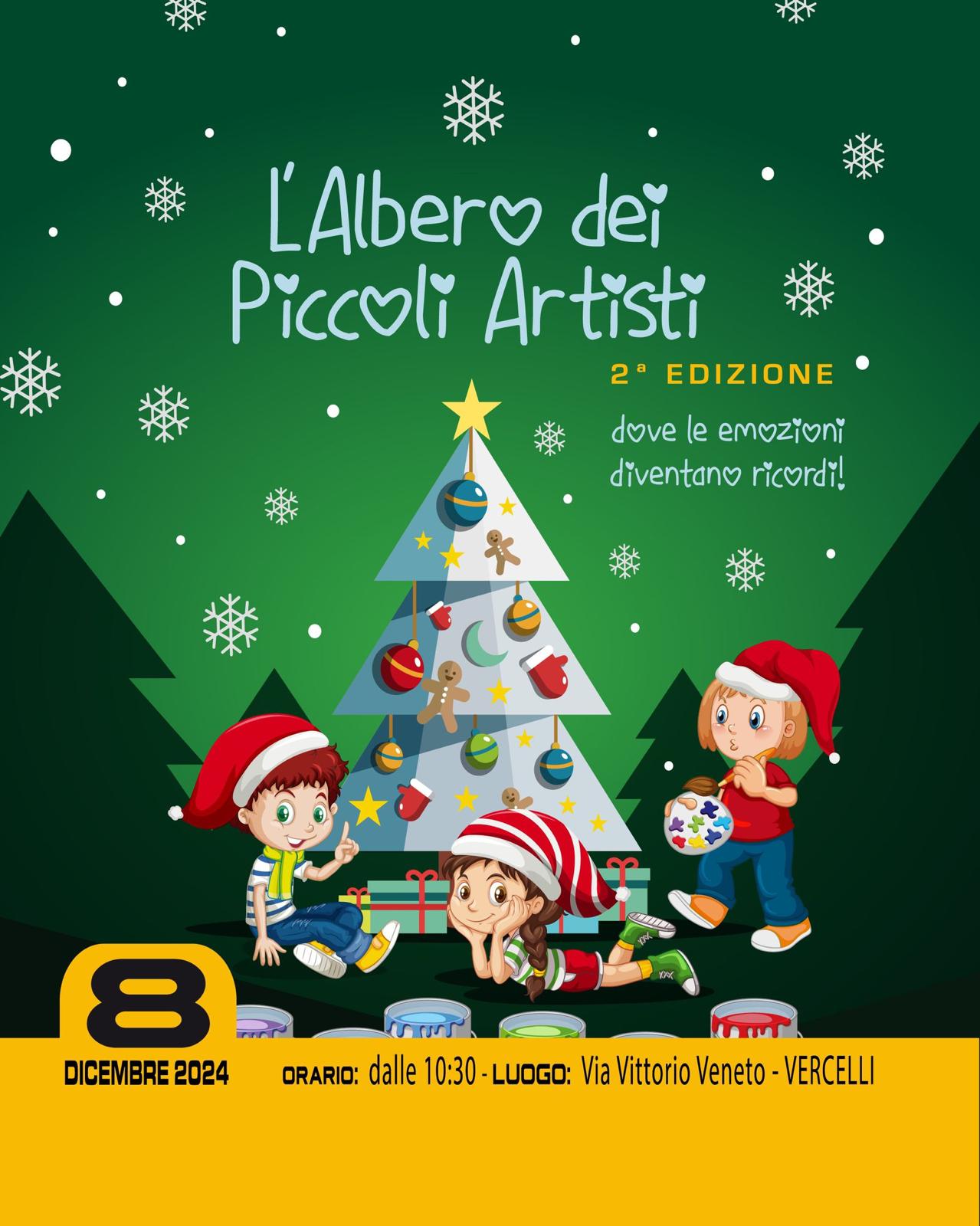 locandina albero piccoli artisti