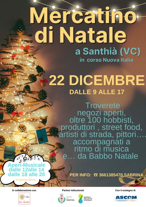 Locandina mercatino di Natale