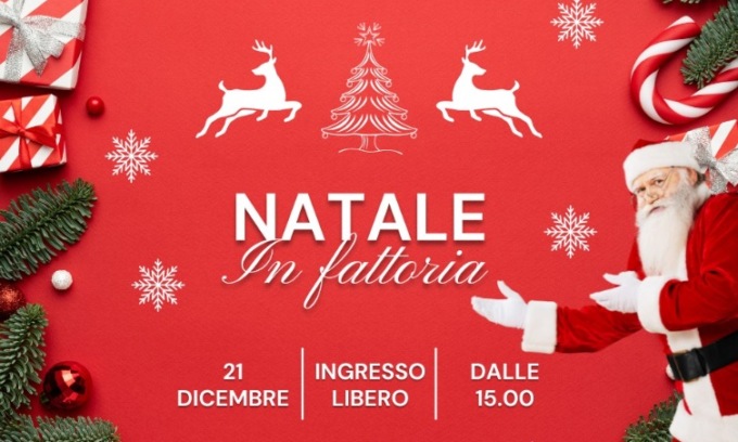 locandina Natale in fattoria