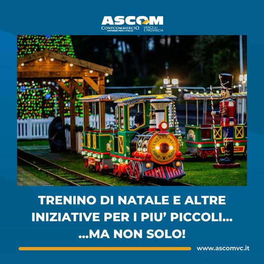 Locandina trenino di Natale