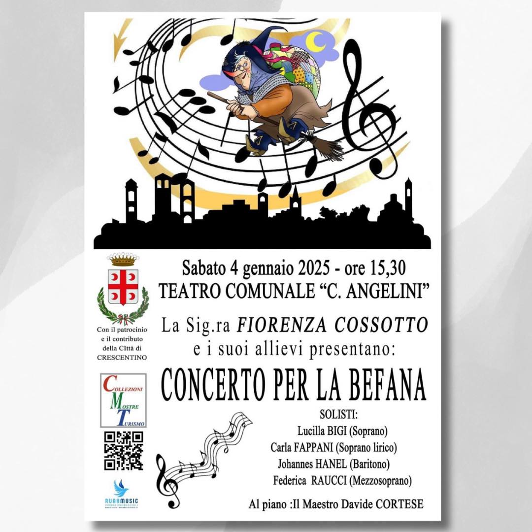 Locandina concerto per la befana