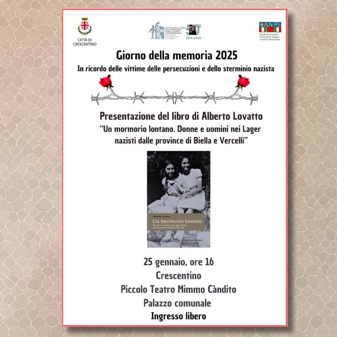 Locandina presentazione libro di Alberto Lovatto