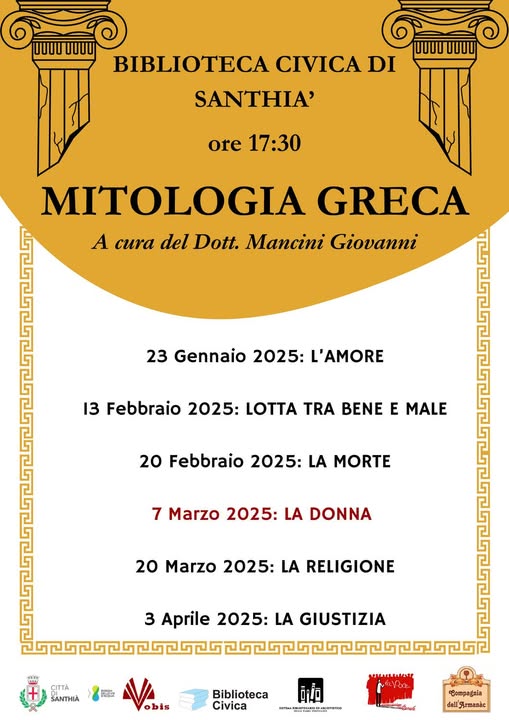 Mitologia greca programma