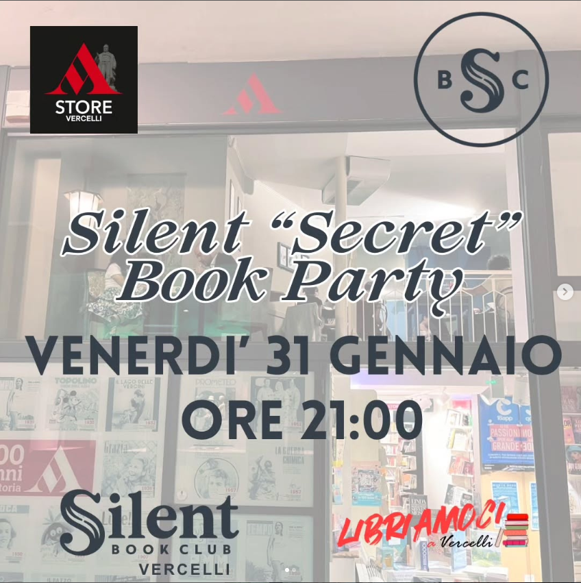 Locandina Silent secret book party