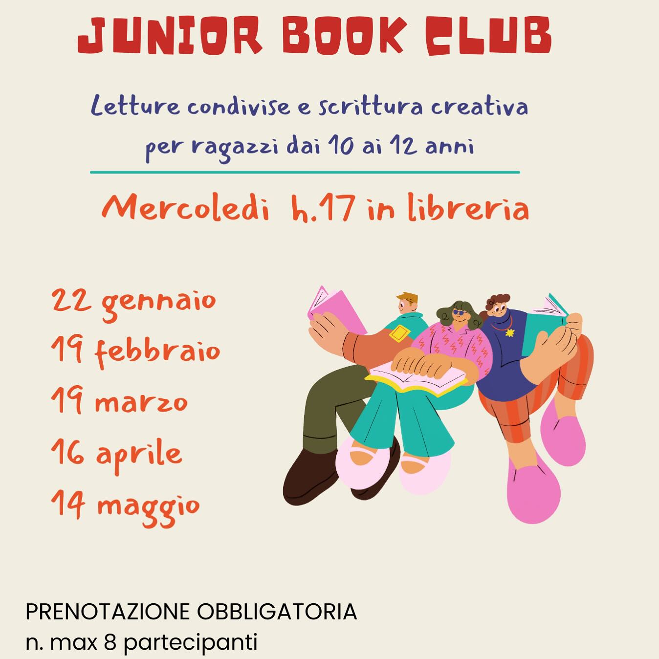 Locandina junior book club