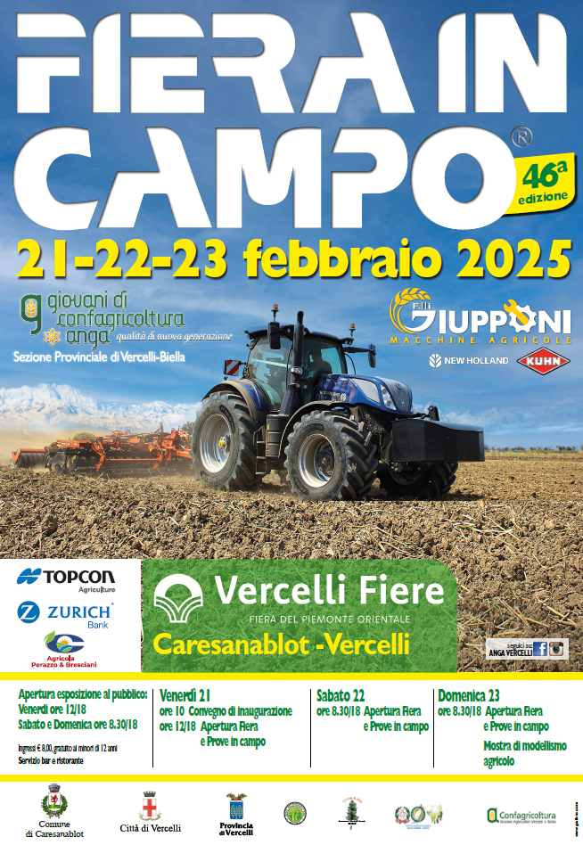 Locandina fiera in campo 2025