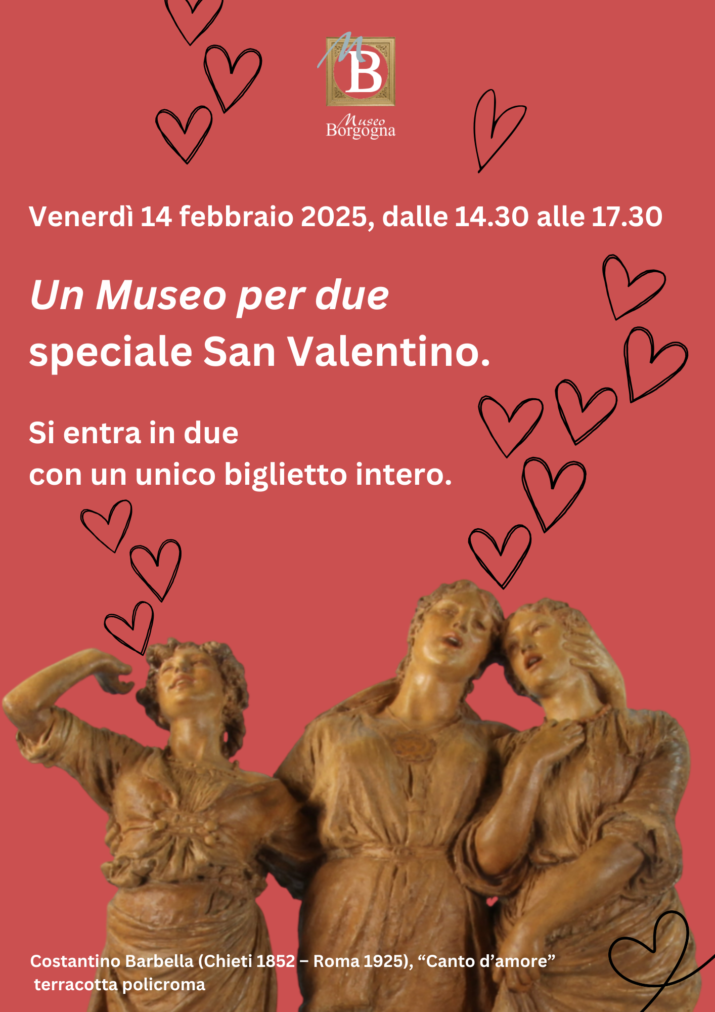 Locandina Un Museo per due speciale San Valentino