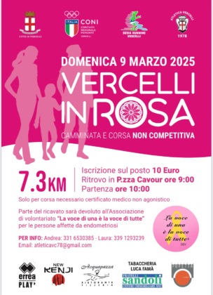 Locandina Vercelli in rosa