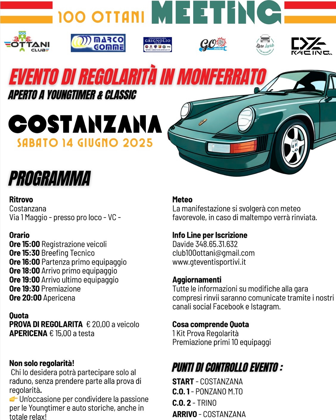 locandina 100 ottani meeting