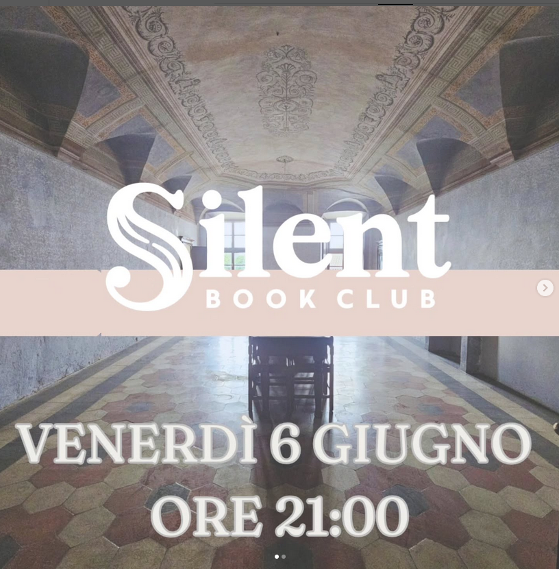 locandina silent book party