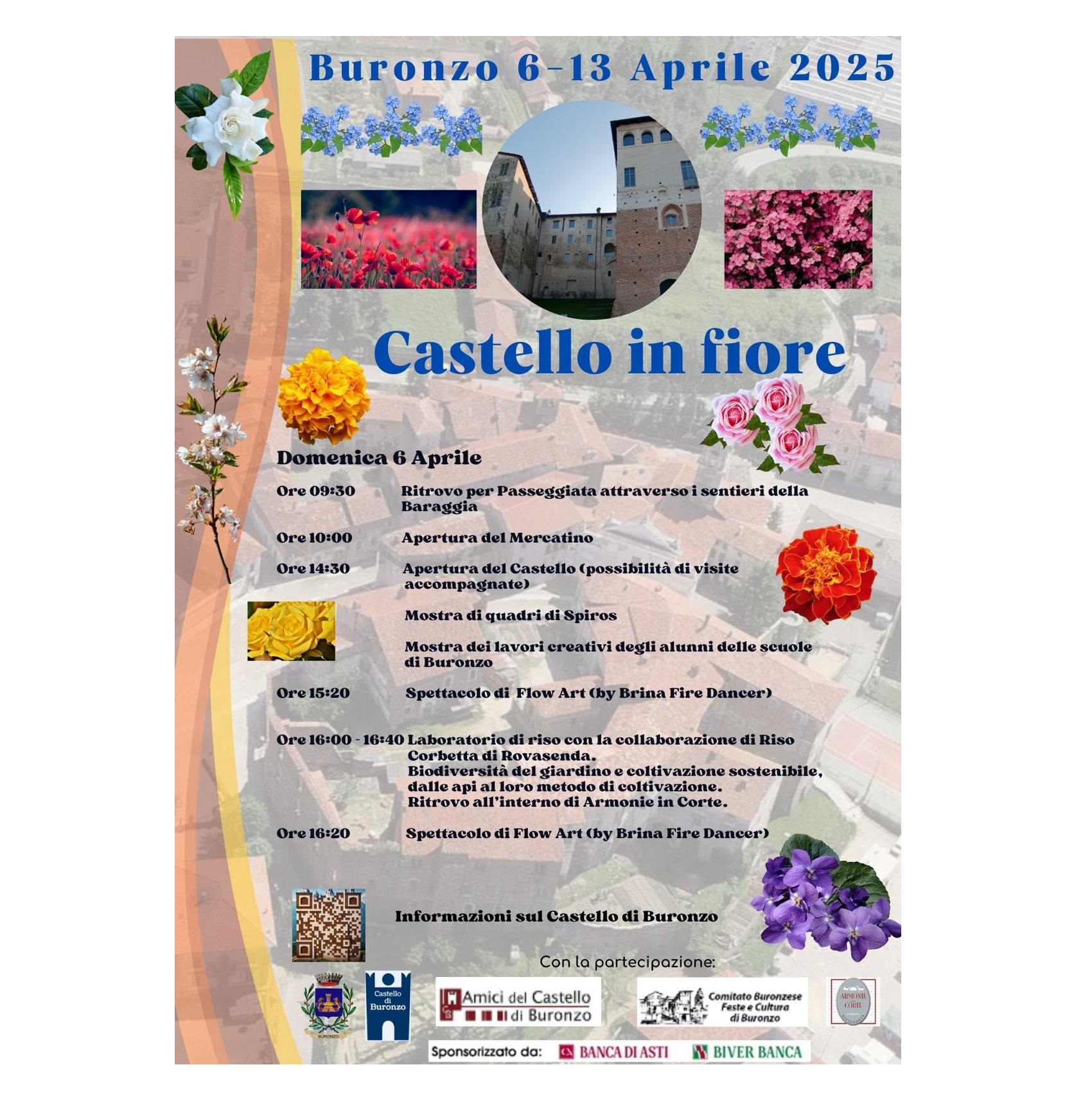 locandina Castello in fiore
