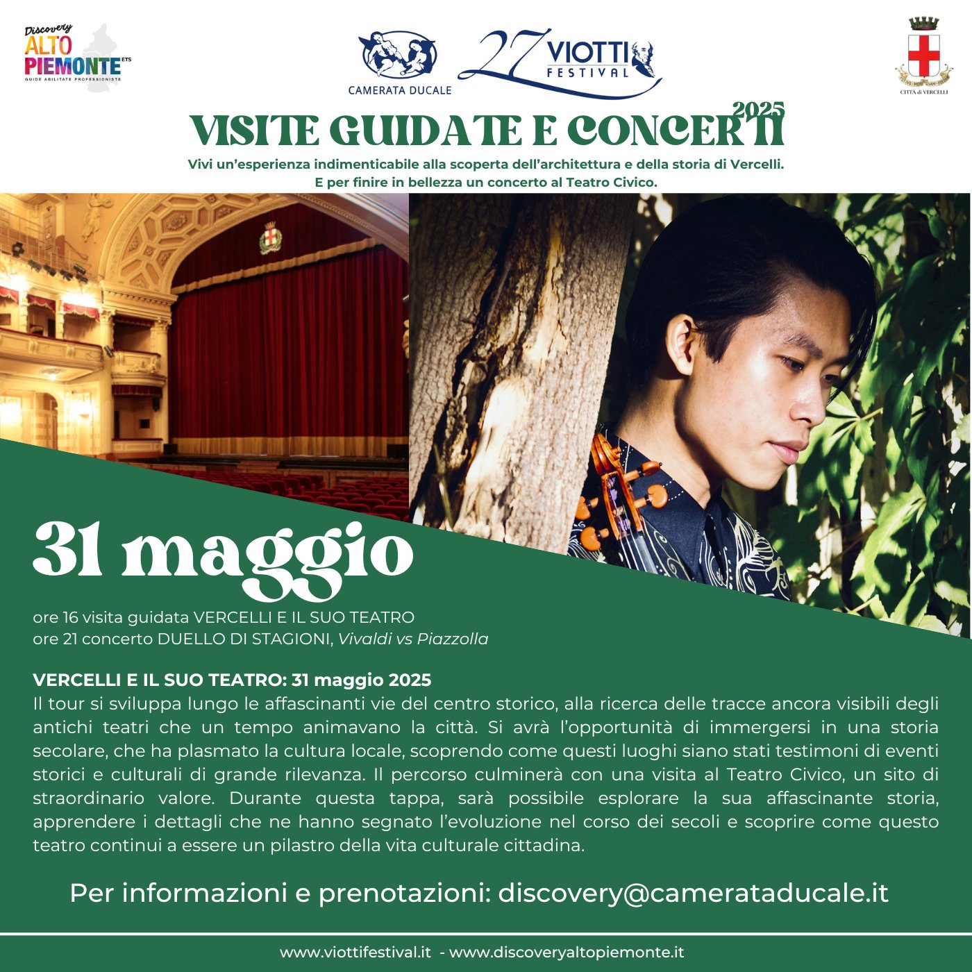 locandina visita guidata e concerto