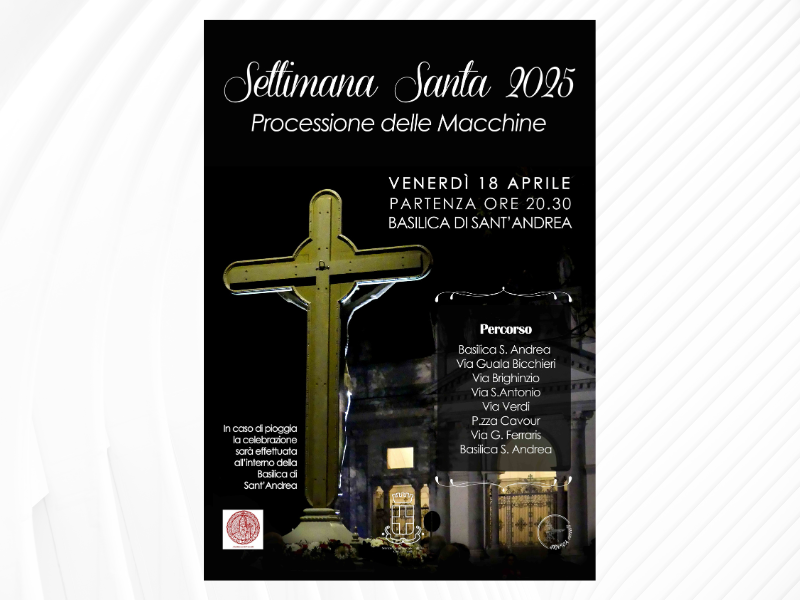 locandina processione delle macchine