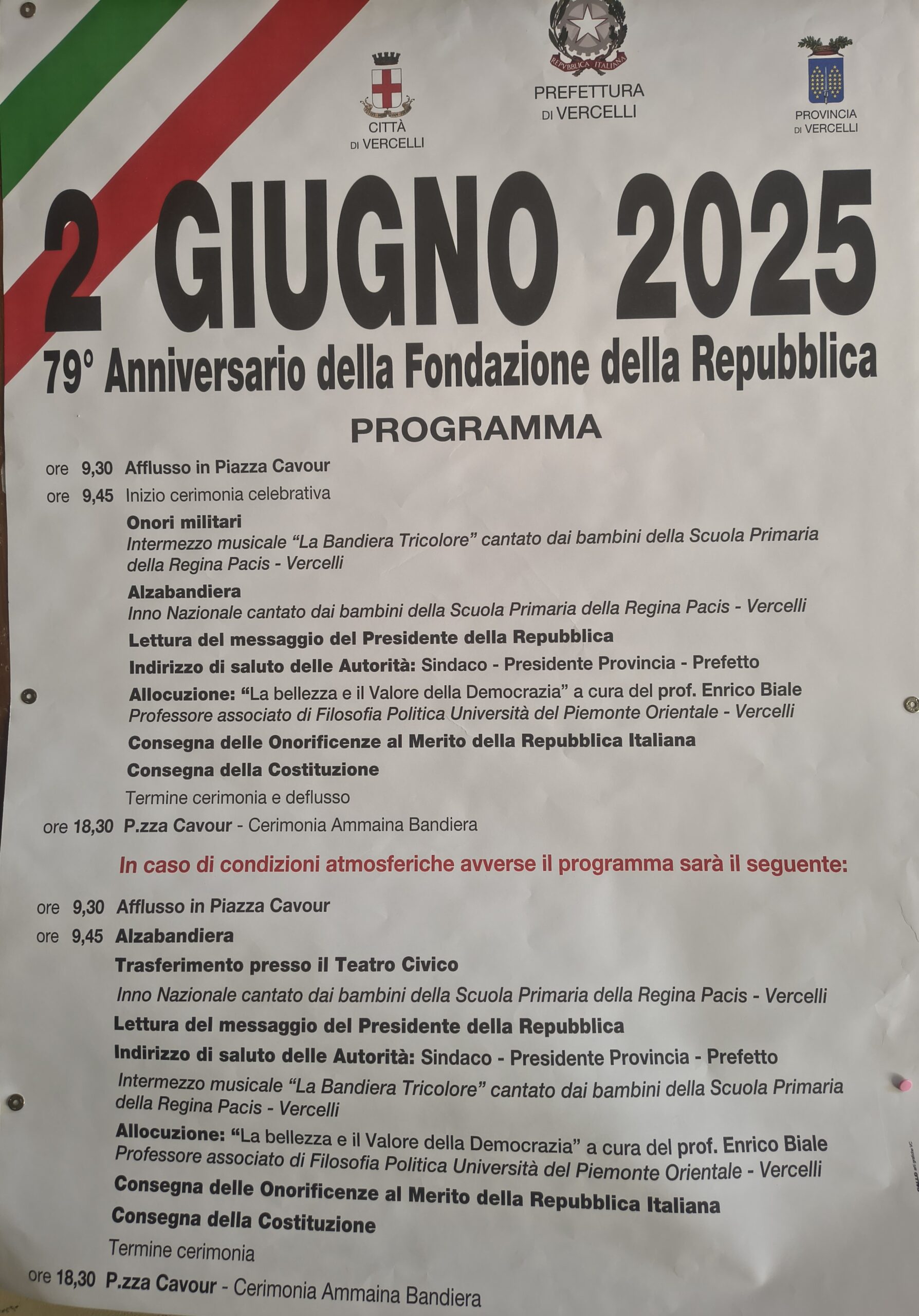 locandina programma 2 giugno 2025