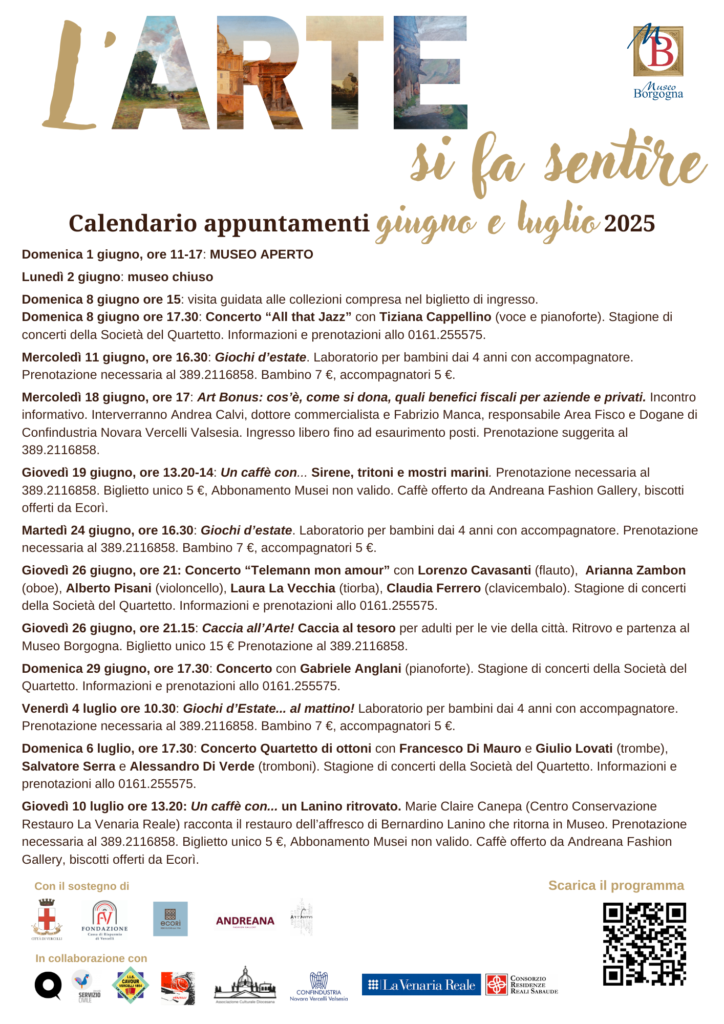arte si fa sentire giugno luglio