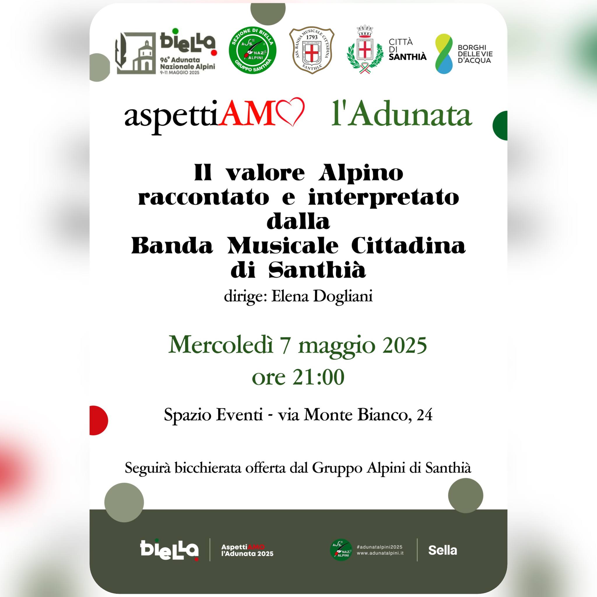 Locandina aspettiamo l'Adunata