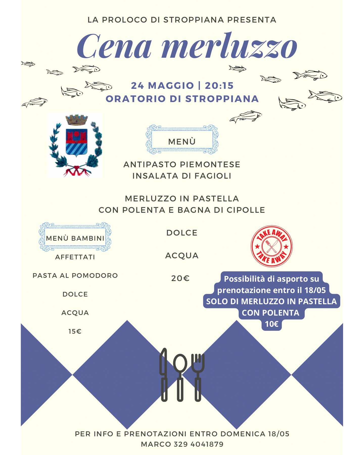 locandina cena merluzzo