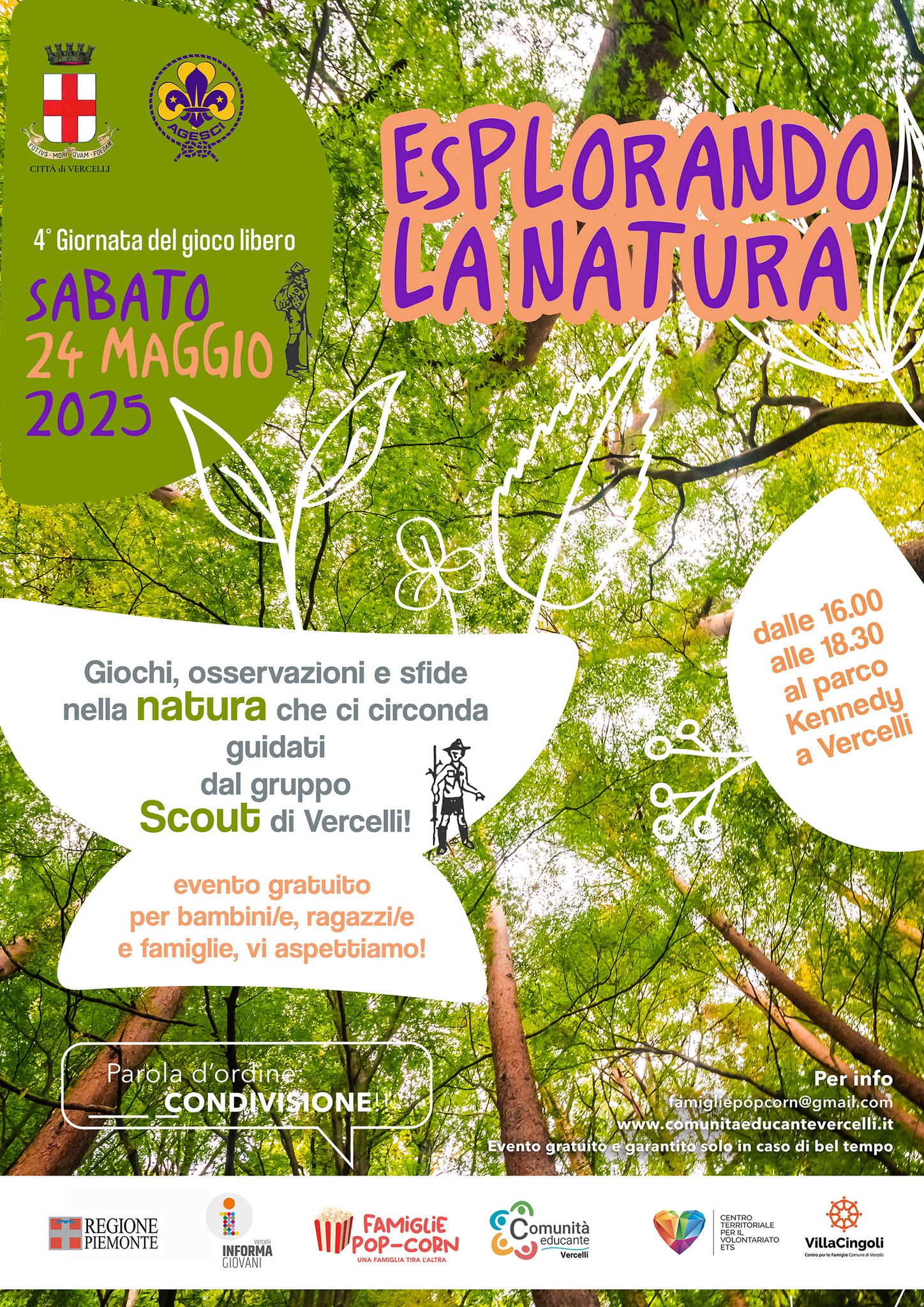 locandina esplorando la natura