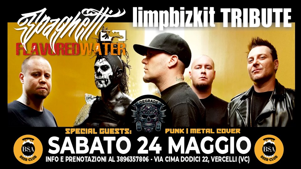 locandina concerto limpbizkit tribute