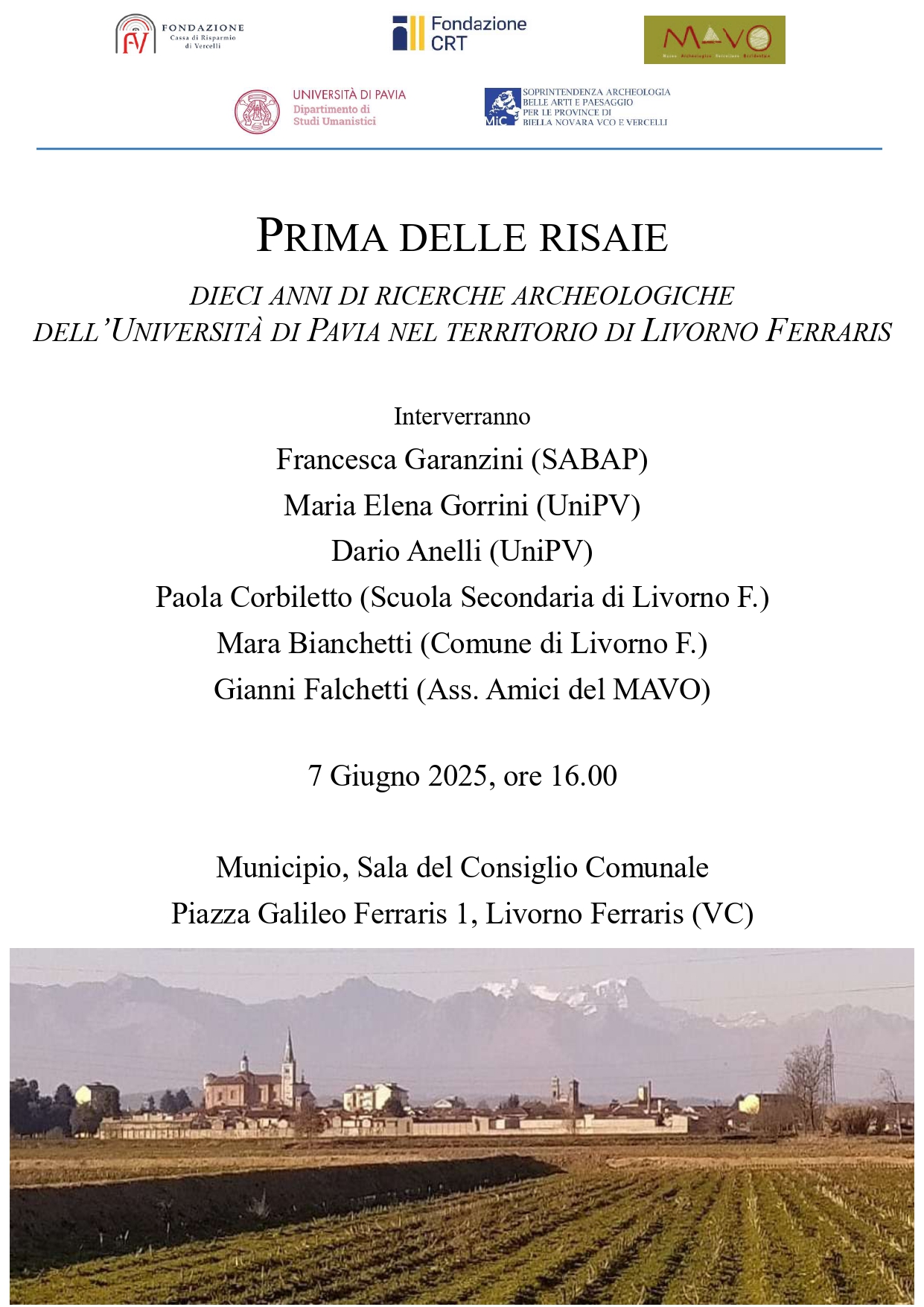 locandina "Prima delle risaie"