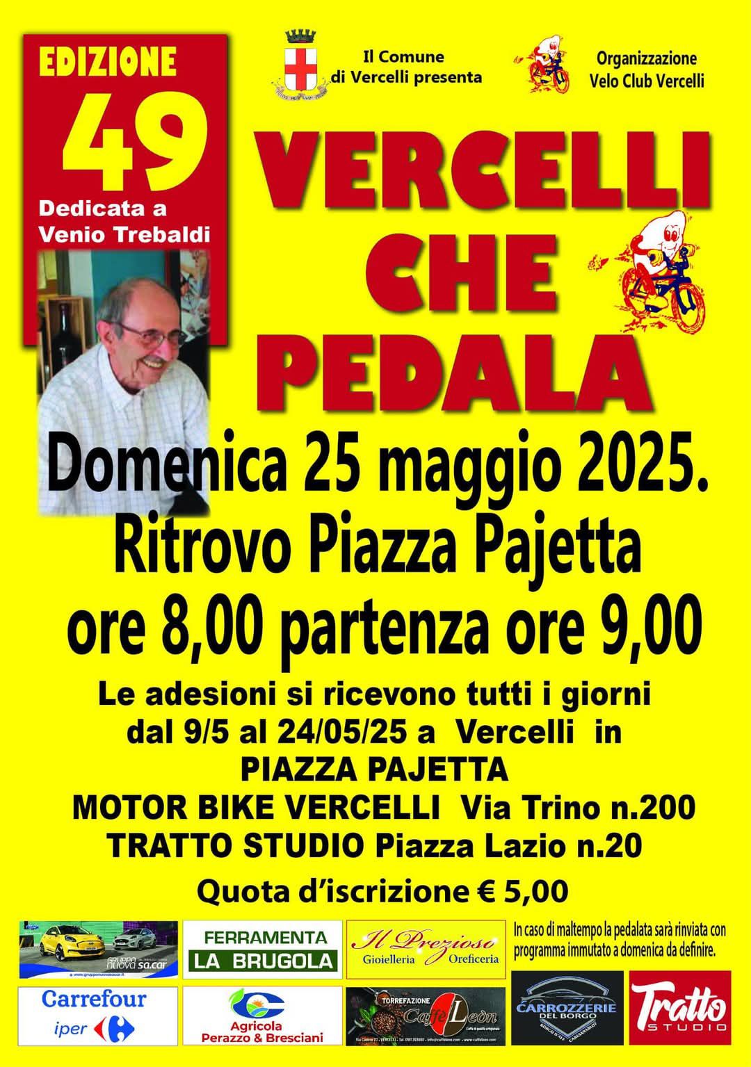 locandina Vercelli che pedala