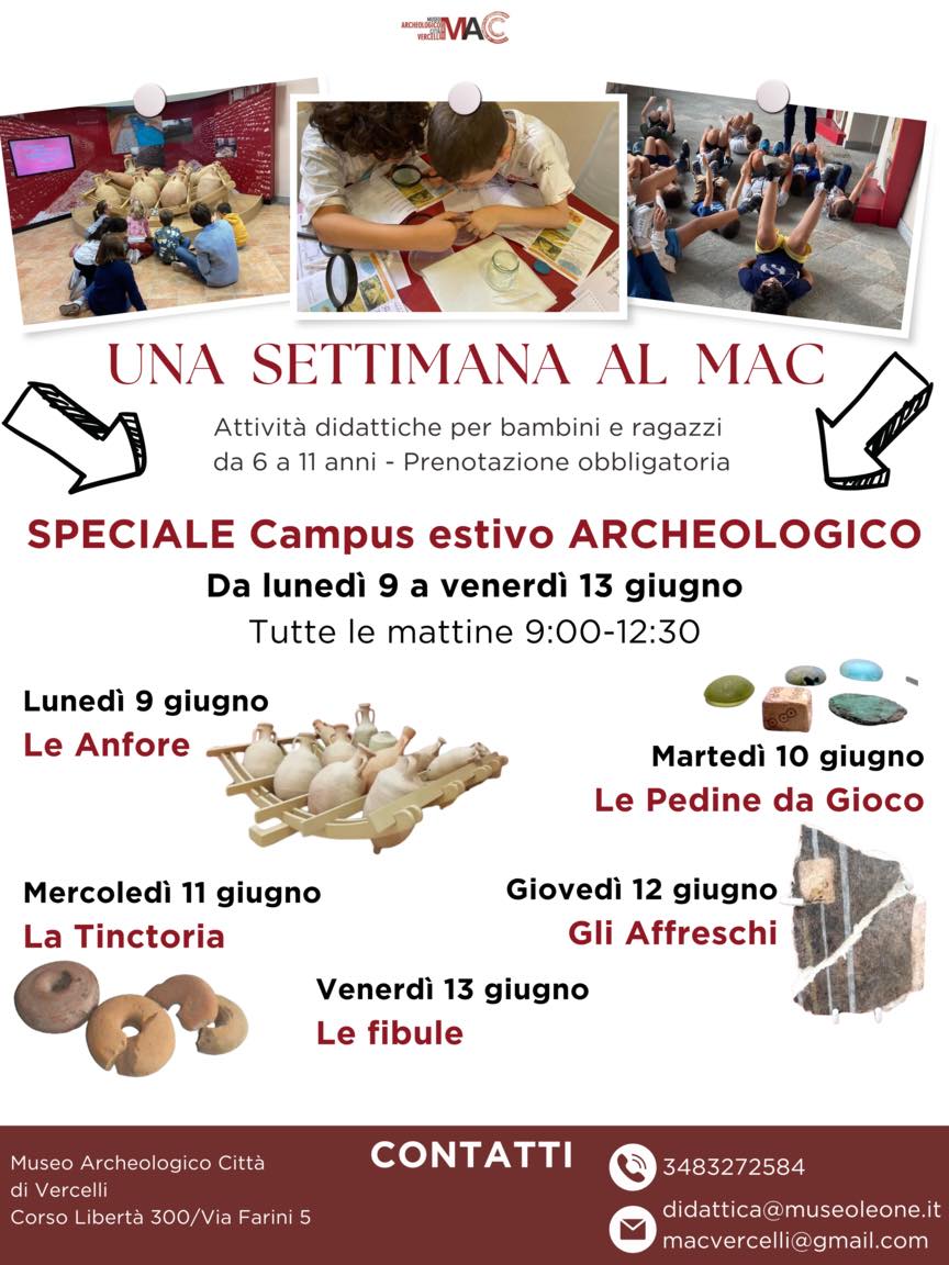 locandina campus archeologico con programma