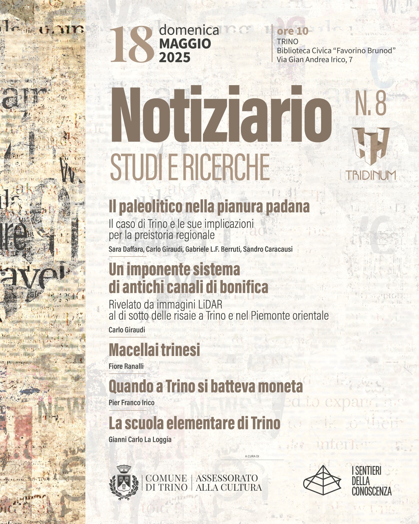 locandina Notiziario studi e ricerche