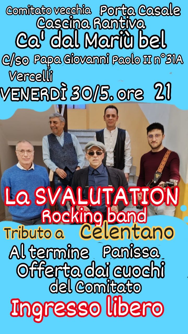 locandina Svalutation rocking band
