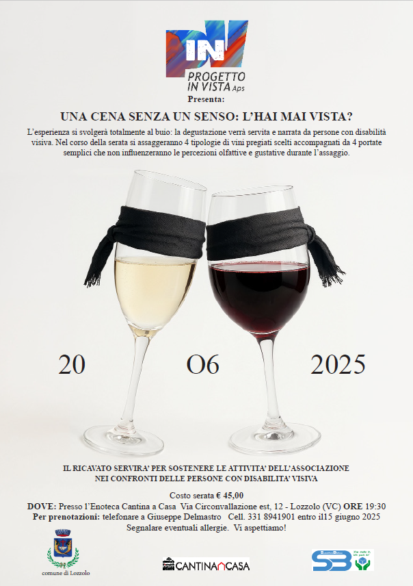 locandina cena alla cieca