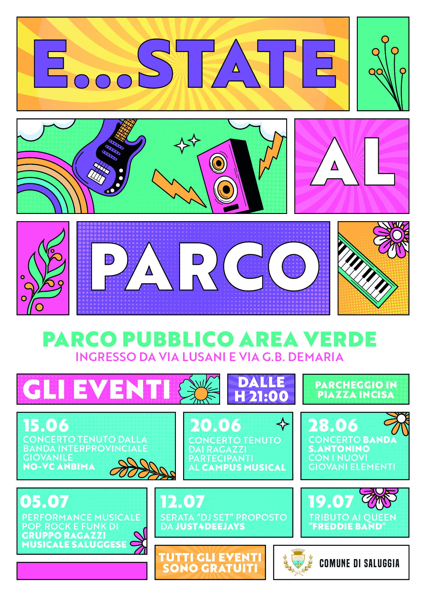 locandina estate al parco