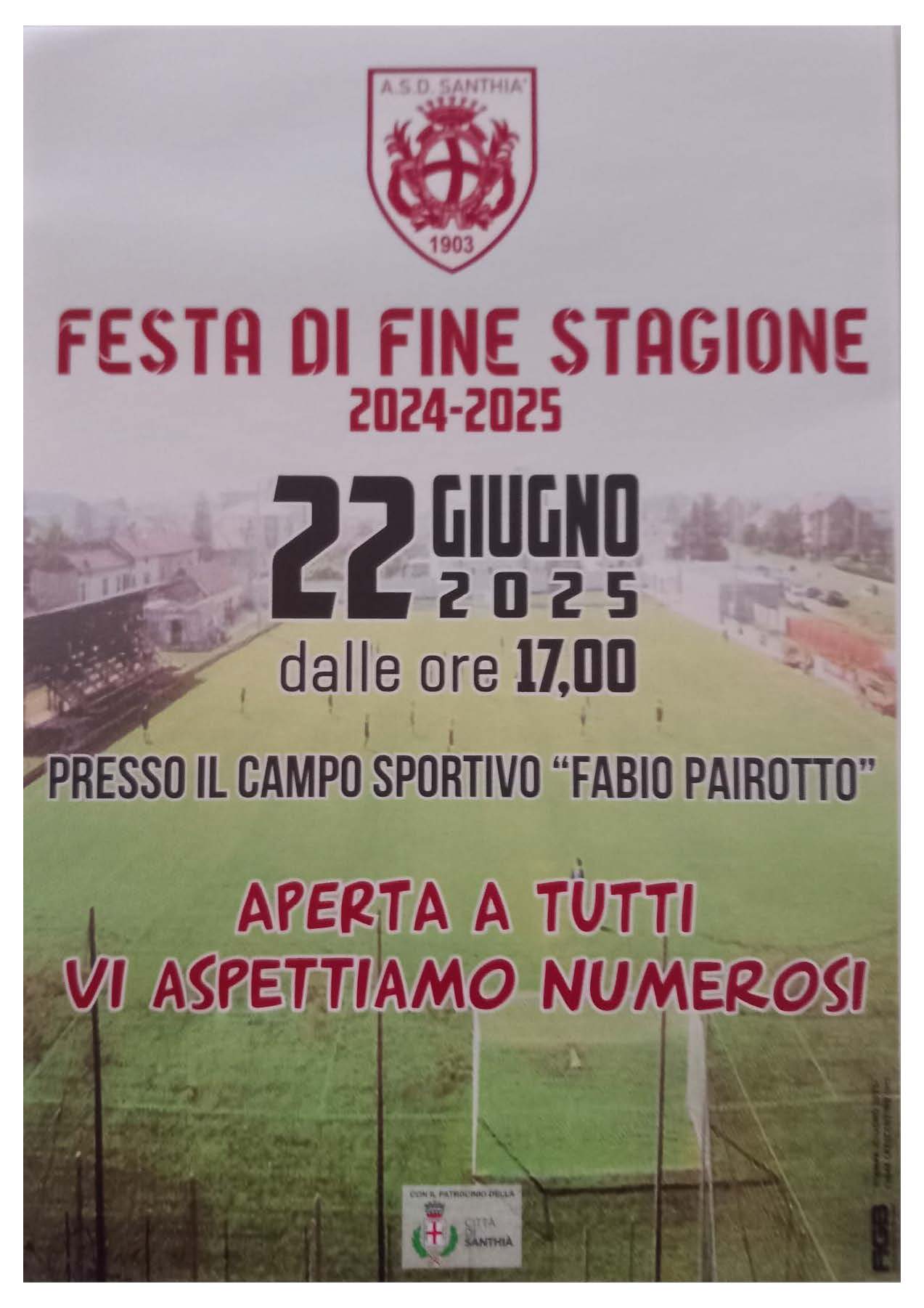 locandina festa di fine stagione