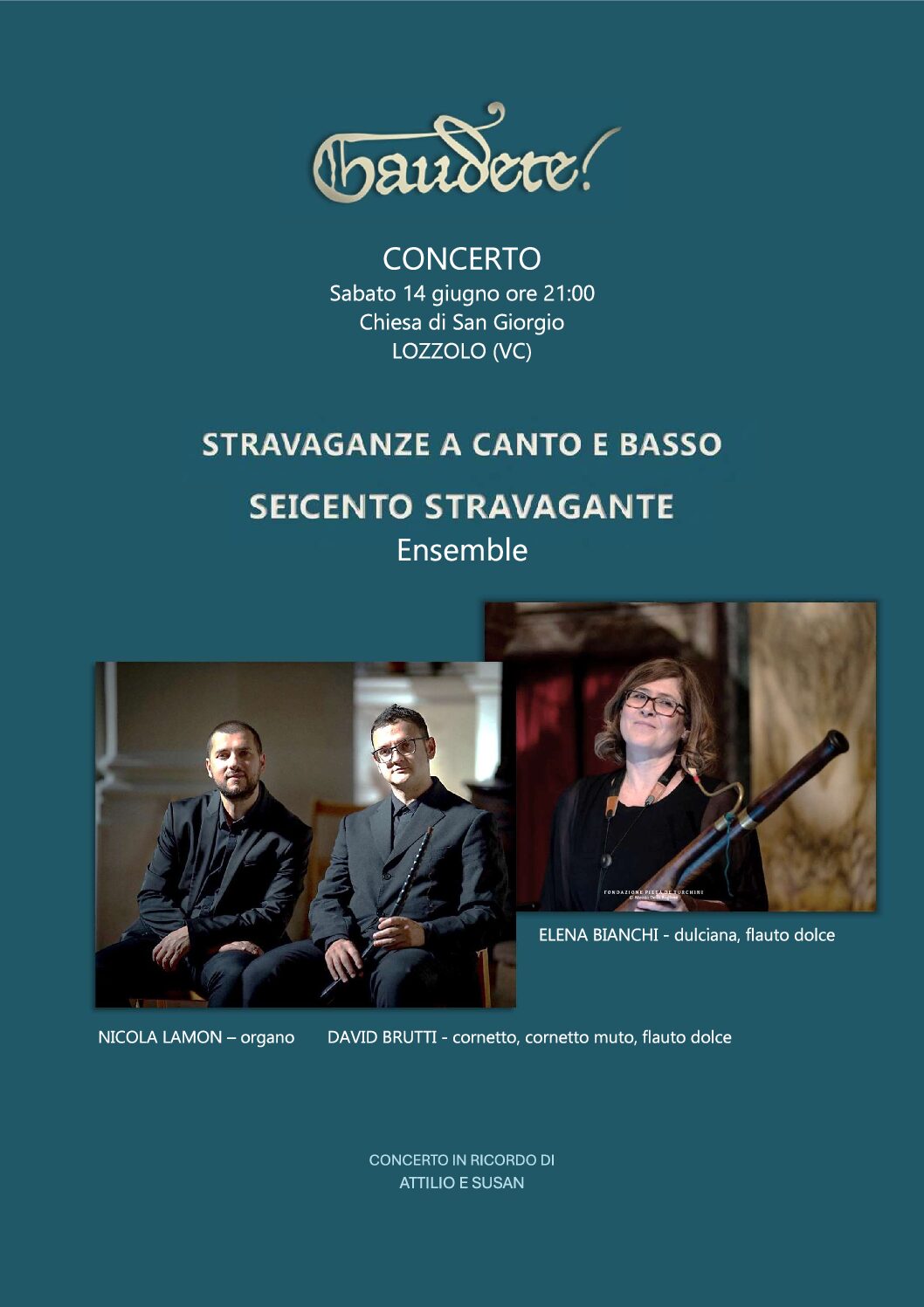 locandina concerto Gaudete