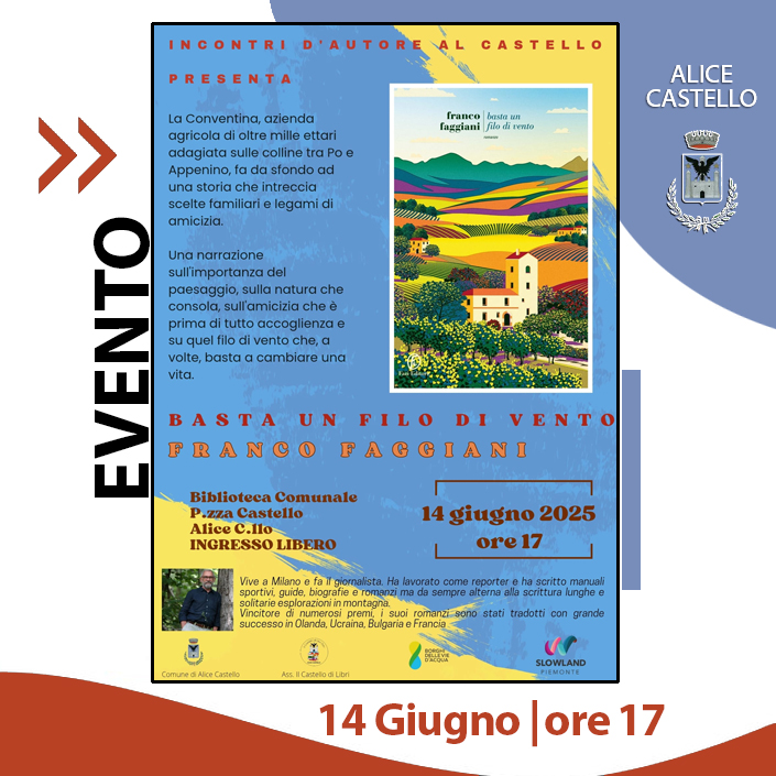 Locandina incontri d'autore al castello
