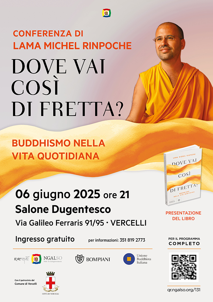 locandina conferenza Lama Michel