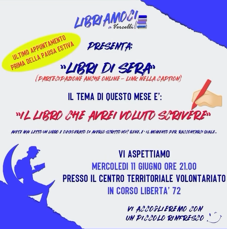 locandina libri di sera