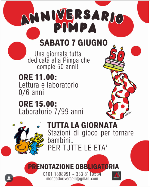 locandina anniversario Pimpa