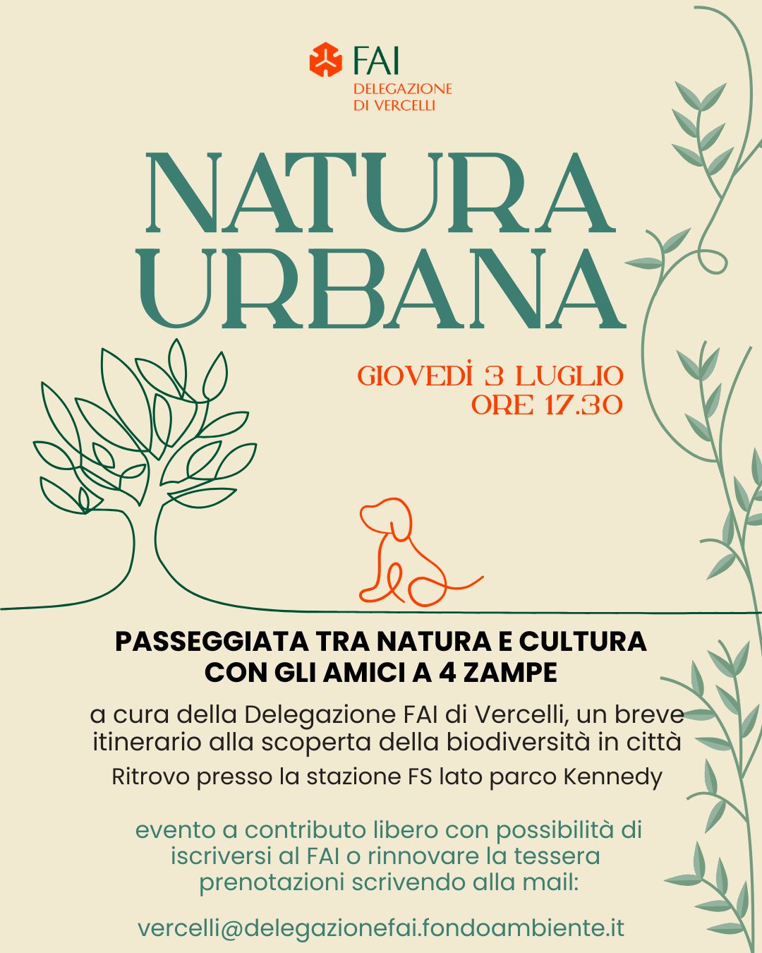 locandina natura urbana