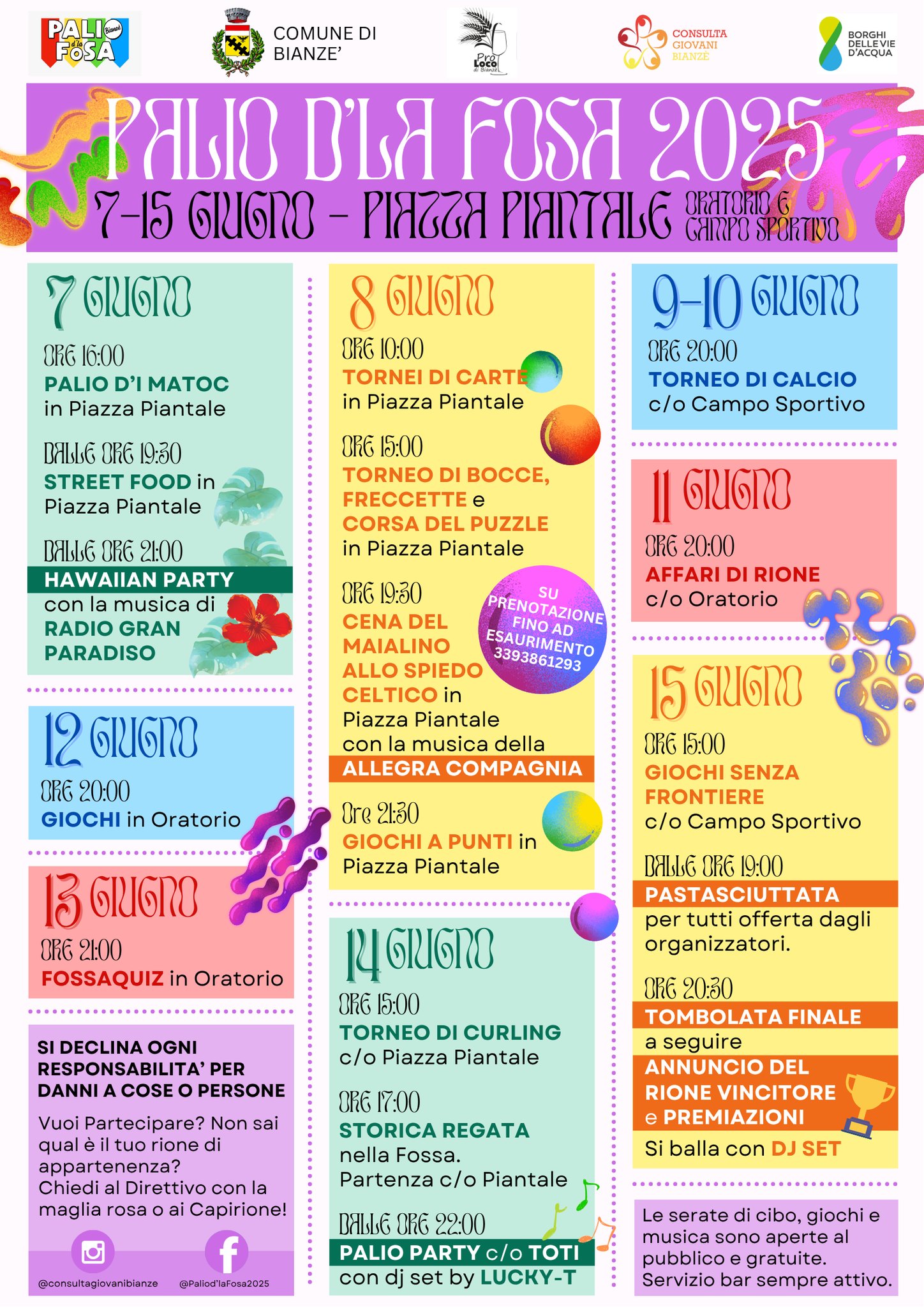 locandina palio d'la fosa