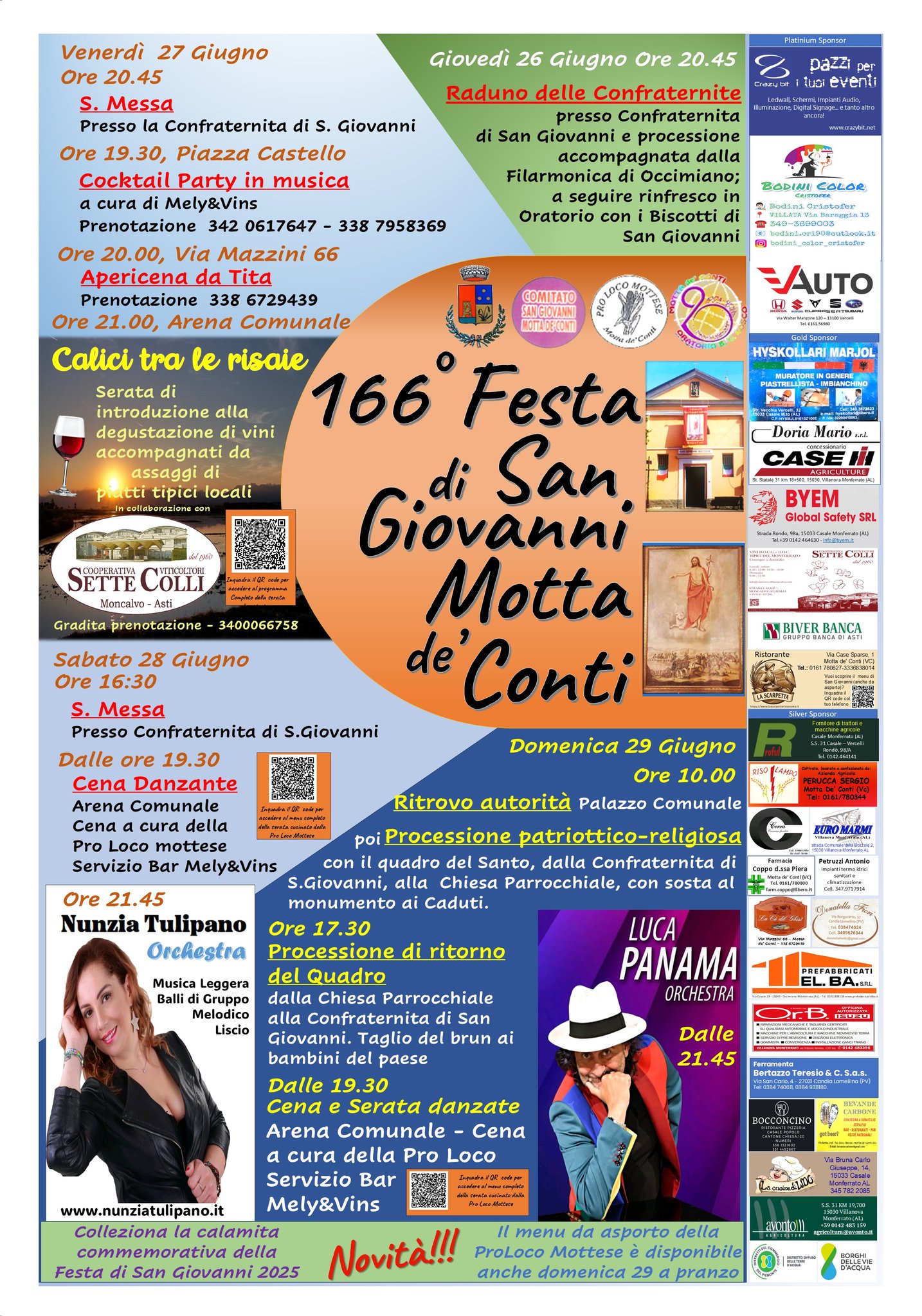 locandina programma festa di San Giovanni