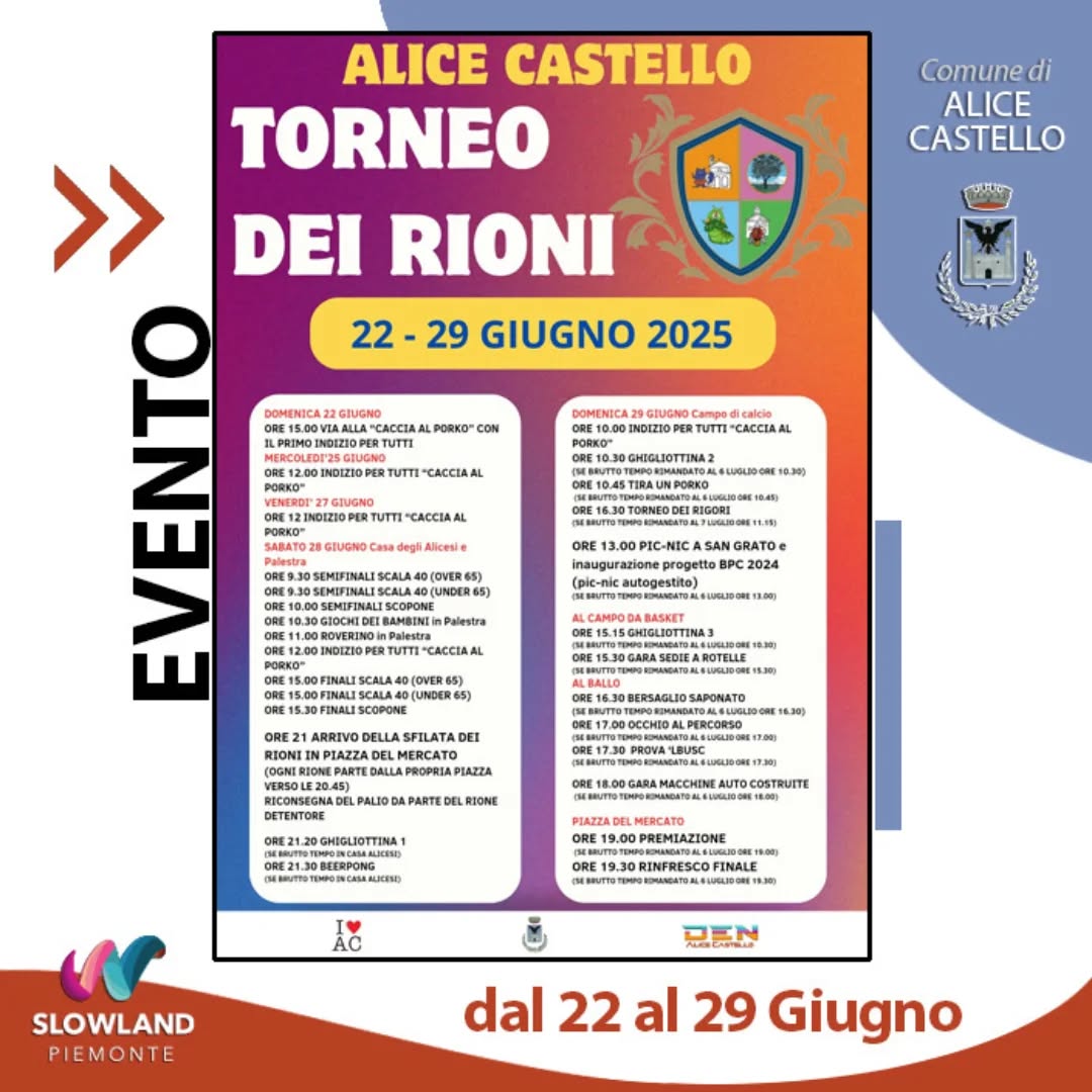 locandina torneo dei rioni