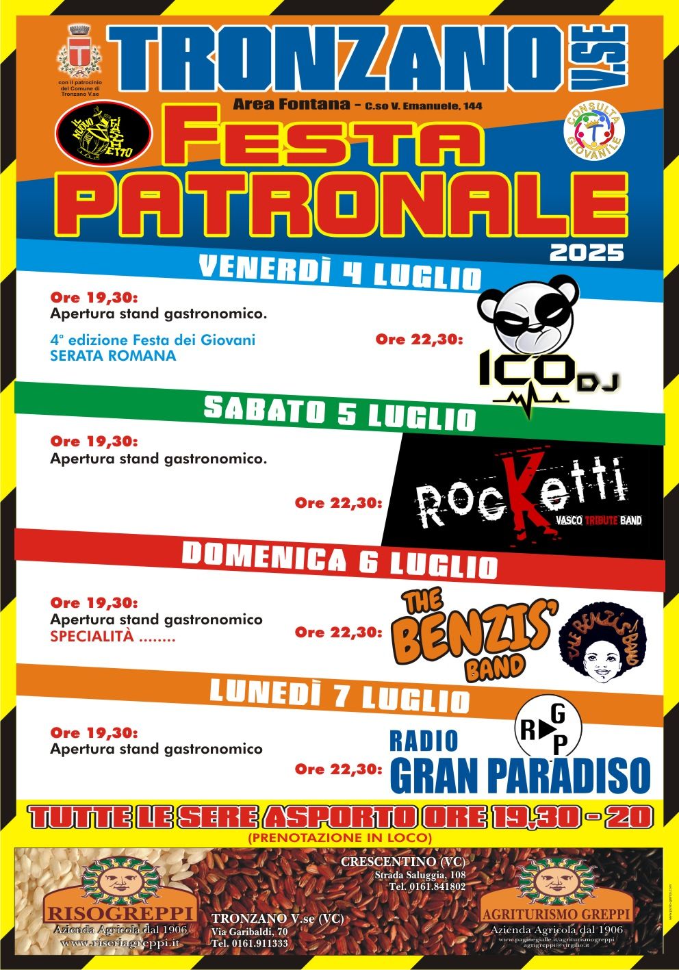 locandina programma festa patronale